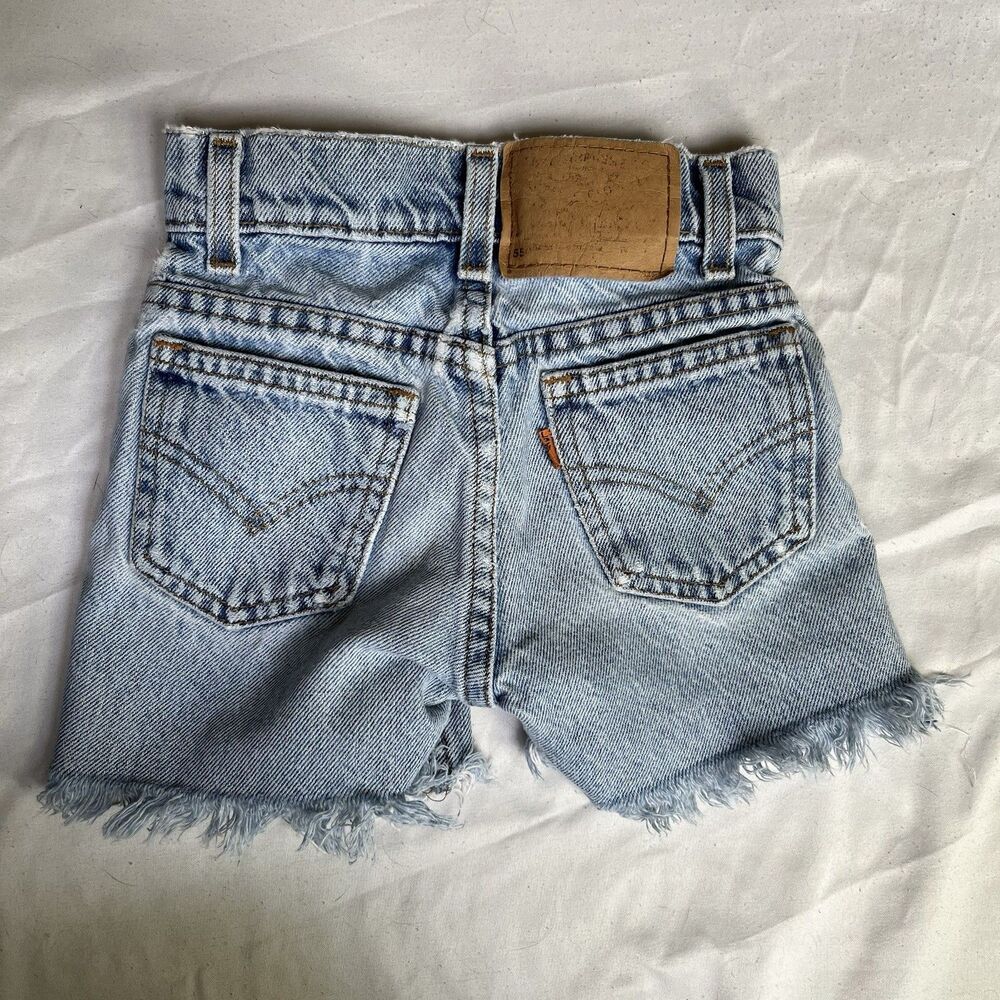 VTG 90s Little Levis Orange Tab 550 Boys Size 5 Kids Toddler Jeans Denim Relaxed